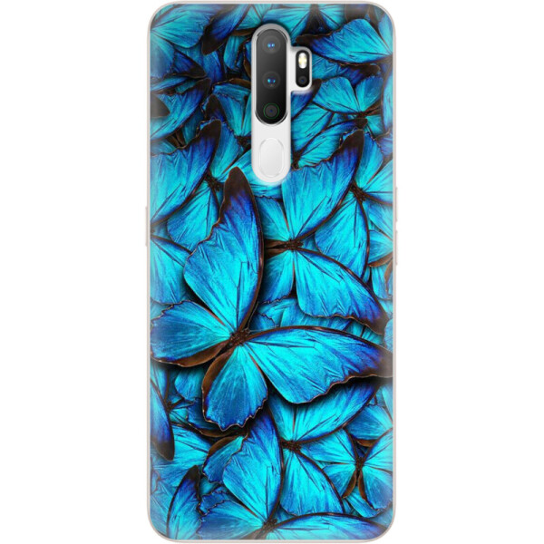 

Силиконовый чехол BoxFace OPPO A5 2020 лазурные бабочки (38519-up1550)
