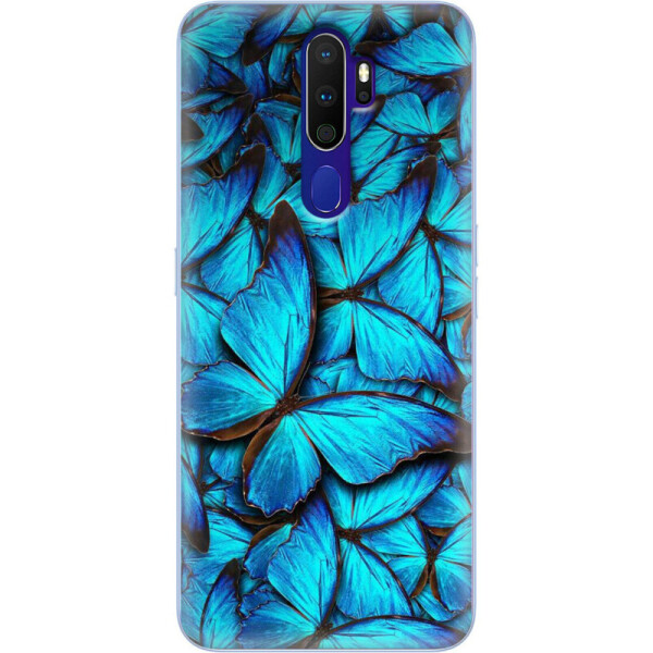 

Силиконовый чехол BoxFace OPPO A9 2020 лазурные бабочки (38524-up1550)