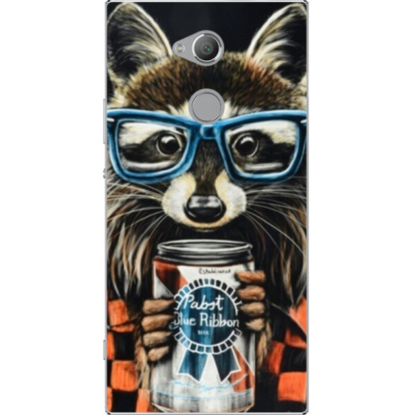 

Силиконовый чехол BoxFace Sony Xperia XA2 Ultra H4213 Енот с банкой (32655-up1333)