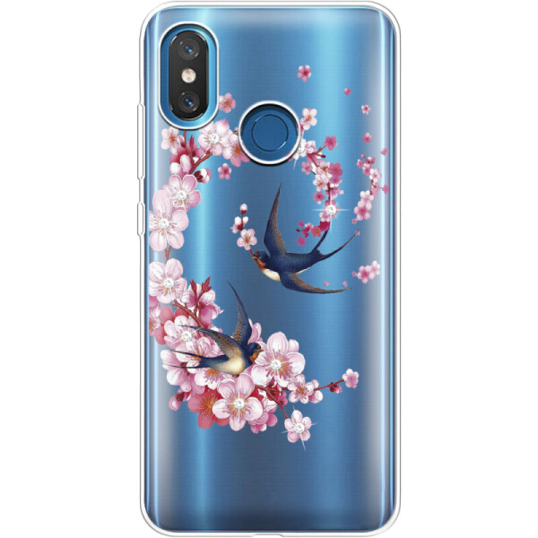 

Силиконовый чехол BoxFace Xiaomi Mi 8 Swallows and Bloom (34037-rs4)