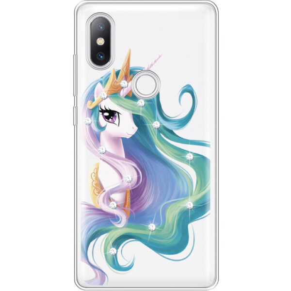 

Силиконовый чехол BoxFace Xiaomi Mi Mix 2s Unicorn Queen (33501-rs3)