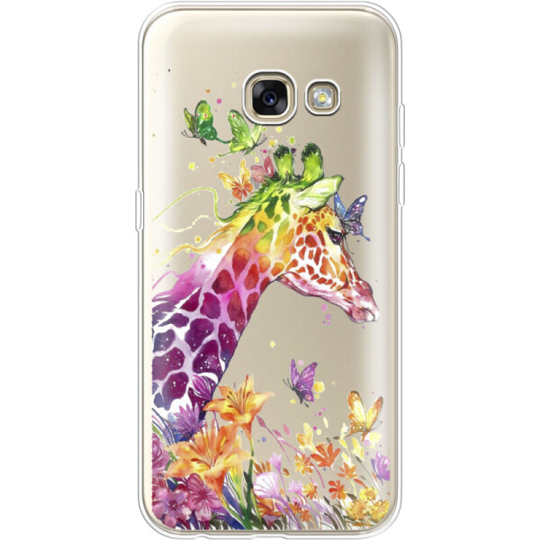 

Силиконовый чехол BoxFace Samsung A320 Galaxy A3 2017 Colorful Giraffe (27928-cc14)