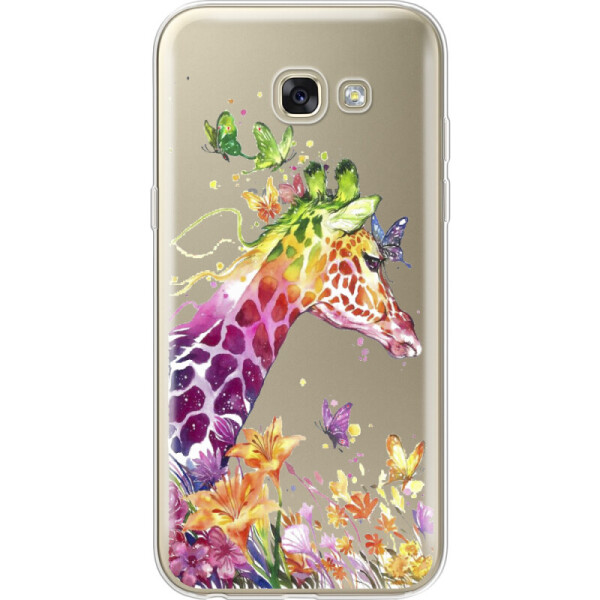 

Силиконовый чехол BoxFace Samsung A520 Galaxy A5 2017 Colorful Giraffe (27929-cc14)