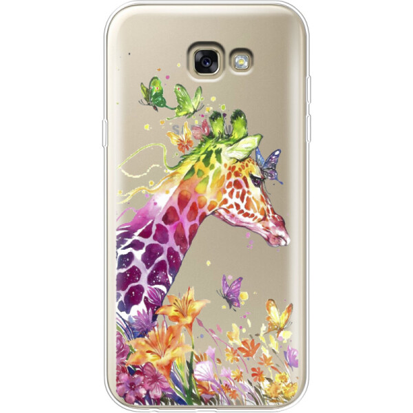 

Силиконовый чехол BoxFace Samsung A720 Galaxy A7 2017 Colorful Giraffe (27930-cc14)
