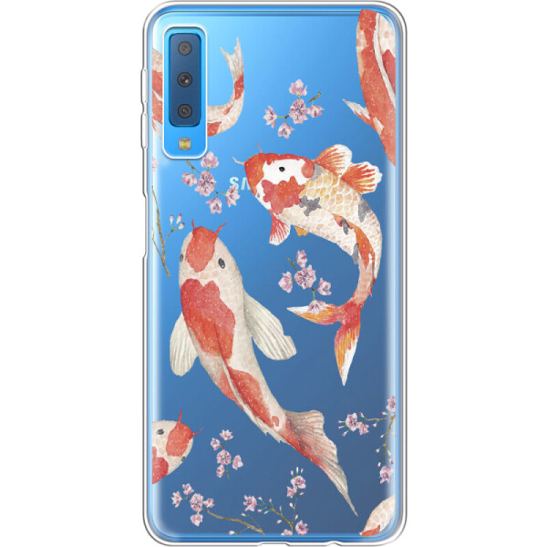 

Силиконовый чехол BoxFace Samsung A750 Galaxy A7 2018 Japanese Koi Fish (35481-cc3)