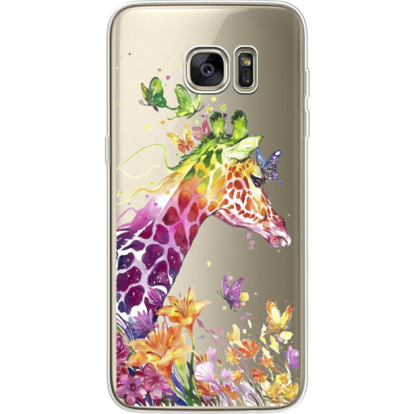 

Силиконовый чехол BoxFace Samsung G935 Galaxy S7 Edge Colorful Giraffe (24998-cc14)