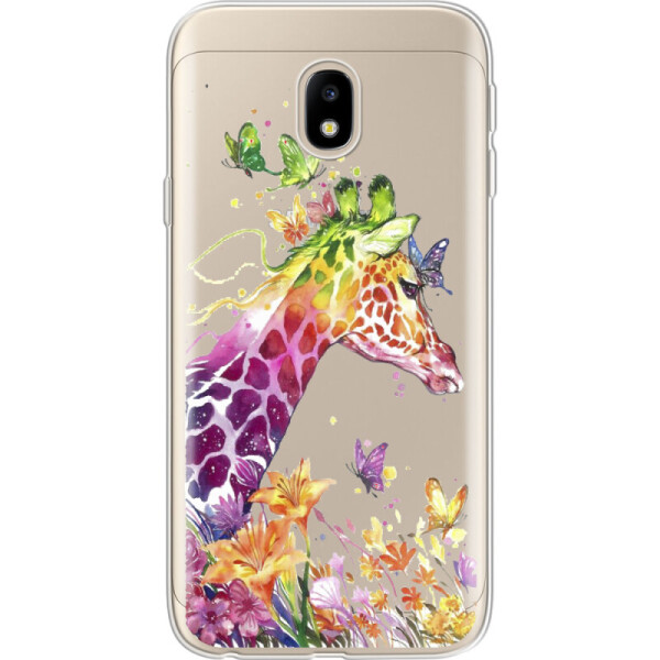 

Силиконовый чехол BoxFace Samsung J330 Galaxy J3 2017 Colorful Giraffe (30577-cc14)