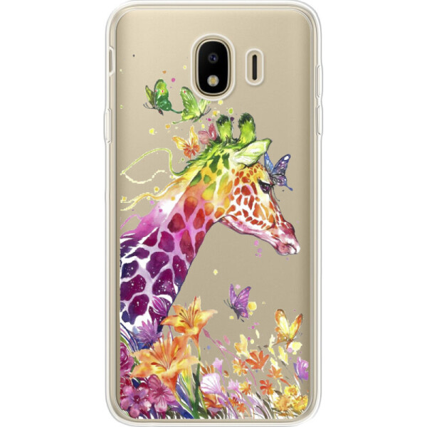 

Силиконовый чехол BoxFace Samsung J400 Galaxy J4 2018 Colorful Giraffe (33860-cc14)