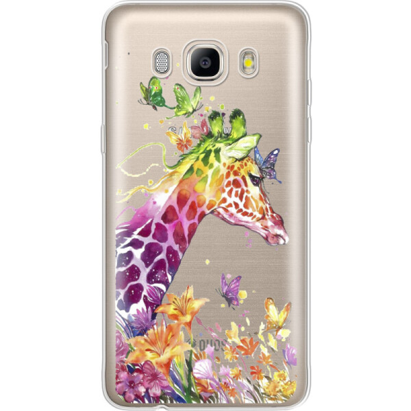 

Силиконовый чехол BoxFace Samsung J510 Galaxy J5 2016 Colorful Giraffe (25137-cc14)