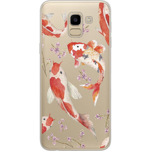 

Силиконовый чехол BoxFace Samsung J600 Galaxy J6 2018 Japanese Koi Fish (33861-cc3)