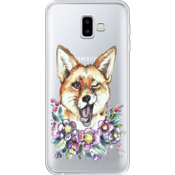 

Силиконовый чехол BoxFace Samsung J610 Galaxy J6 Plus 2018 Winking Fox (35408-cc13)