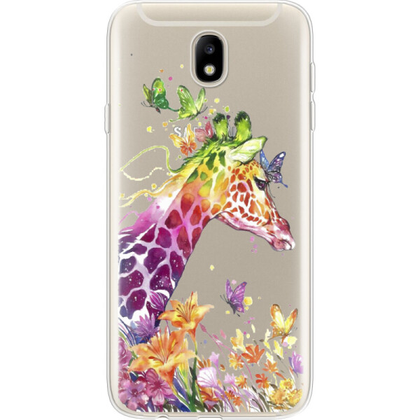 

Силиконовый чехол BoxFace Samsung J730 Galaxy J7 2017 Colorful Giraffe (30576-cc14)