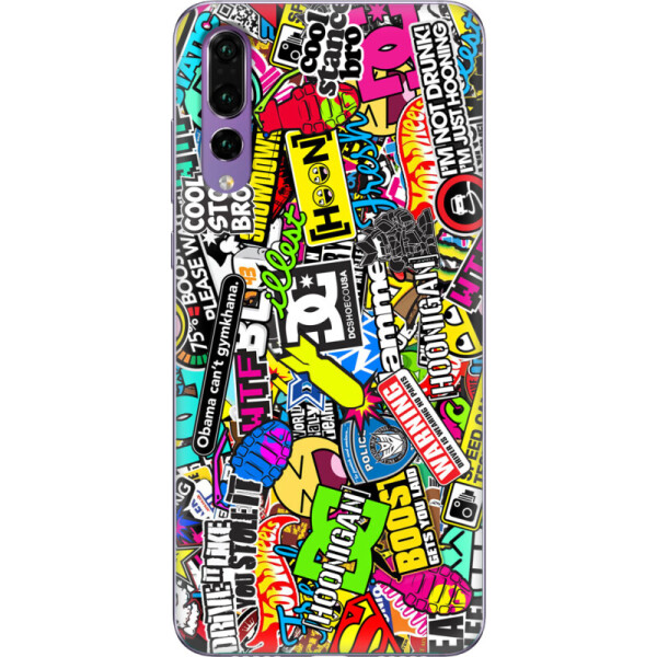 

Силиконовый чехол BoxFace Huawei P20 Pro Multicolored Inscriptions (33498-up880)