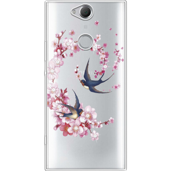 

Силиконовый чехол BoxFace Sony Xperia XA2 Plus H4413 Swallows and Bloom (35591-rs4)