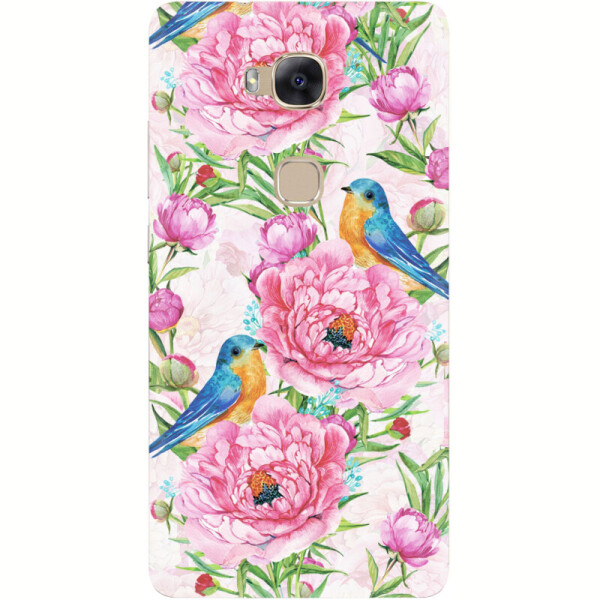 

Силиконовый чехол BoxFace Huawei GR5 Birds and flowers (25520-up2376)