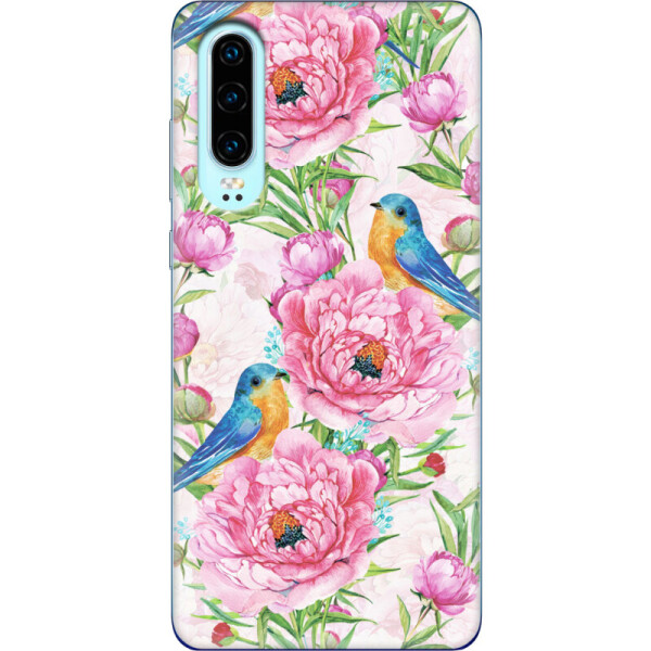 

Силиконовый чехол BoxFace Huawei P30 Birds and Flowers (36851-up2376)