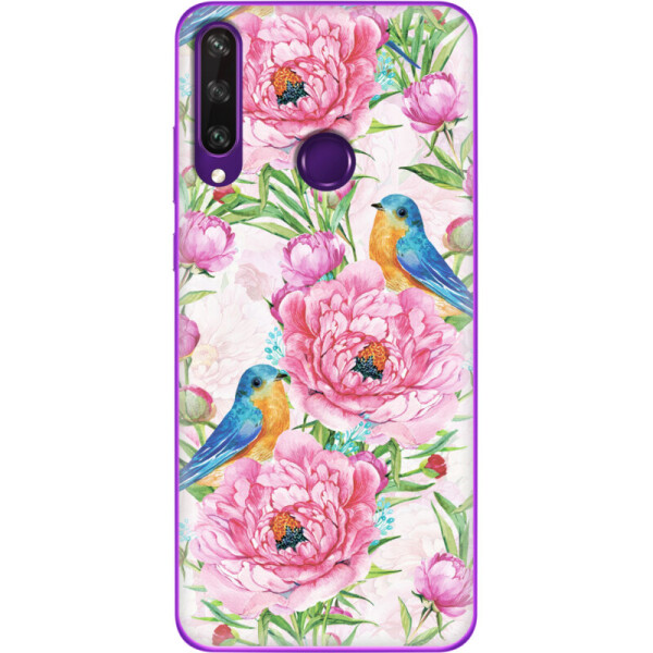 

Силиконовый чехол BoxFace Huawei Y6p Birds and flowers (40017-up2376)