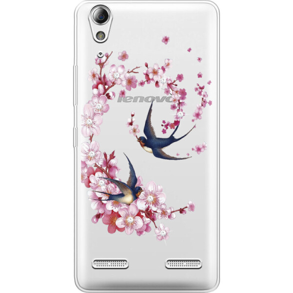 

Силиконовый чехол BoxFace Lenovo A6000 Swallows and Bloom (24539-rs4)