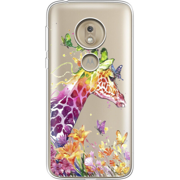 

Силиконовый чехол BoxFace Motorola Moto G7 Play XT1952 Colorful Giraffe (37197-cc14)