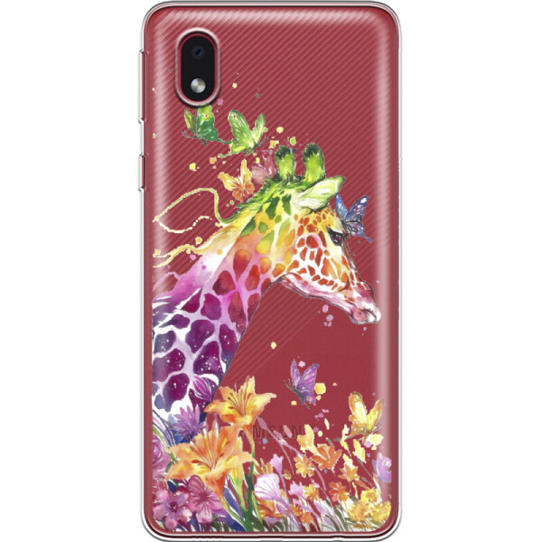 

Силиконовый чехол BoxFace Samsung A013 Galaxy A01 Core Colorful Giraffe (40875-cc14)