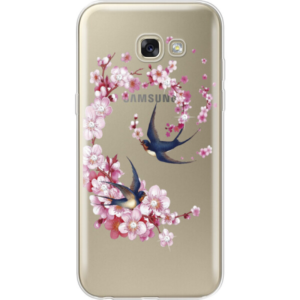 

Силиконовый чехол BoxFace Samsung A520 Galaxy A5 2017 Swallows and Bloom (27929-rs4)