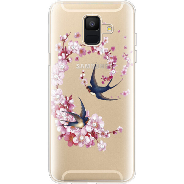 

Силиконовый чехол BoxFace Samsung A600 Galaxy A6 2018 Swallows and Bloom (33376-rs4)