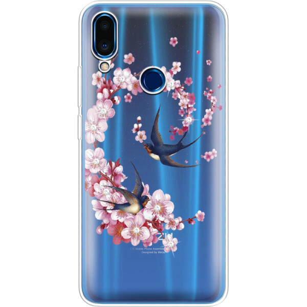 

Силиконовый чехол BoxFace Meizu Note 9 Swallows and Bloom (36863-rs4)