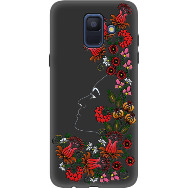 

Силиконовый чехол BoxFace Samsung A600 Galaxy A6 2018 3D Ukrainian Muse (33376-bk64)
