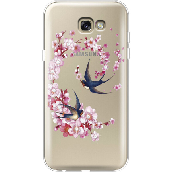 

Силиконовый чехол BoxFace Samsung A720 Galaxy A7 2017 Swallows and Bloom (27930-rs4)