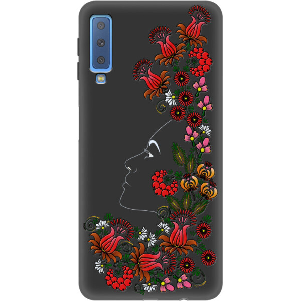 

Силиконовый чехол BoxFace Samsung A750 Galaxy A7 2018 3D Ukrainian Muse (35481-bk64)