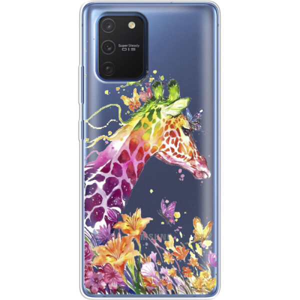 

Силиконовый чехол BoxFace Samsung G770 Galaxy S10 Lite Colorful Giraffe (38971-cc14)