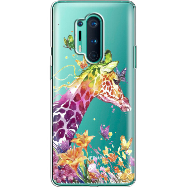 

Силиконовый чехол BoxFace OnePlus 8 Pro Colorful Giraffe (39994-cc14)