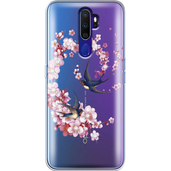 

Силиконовый чехол BoxFace OPPO A9 2020 Swallows and Bloom (38524-rs4)