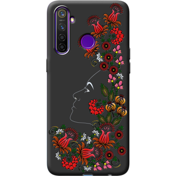 

Силиконовый чехол BoxFace Realme 5 Pro 3D Ukrainian Muse (39526-bk64)