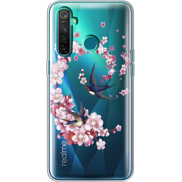 

Силиконовый чехол BoxFace Realme 5 Pro Swallows and Bloom (39526-rs4)
