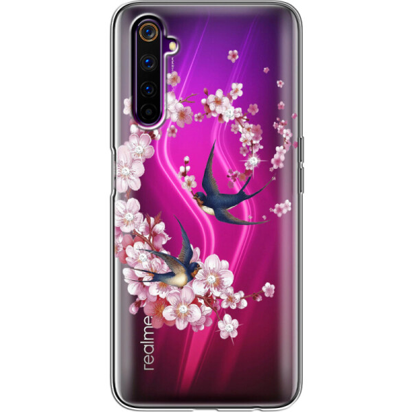 

Силиконовый чехол BoxFace Realme 6 Pro Swallows and Bloom (39943-rs4)