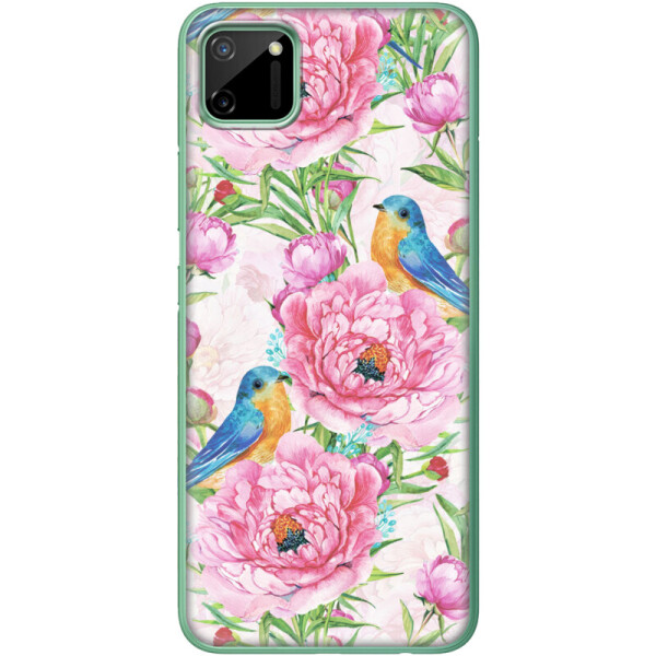

Силиконовый чехол BoxFace Realme C11 Birds and flowers (40974-up2376)