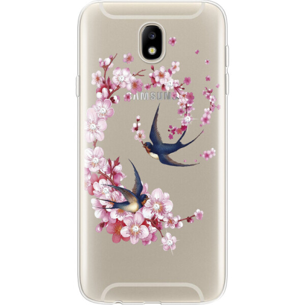 

Силиконовый чехол BoxFace Samsung J730 Galaxy J7 2017 Swallows and Bloom (30576-rs4)
