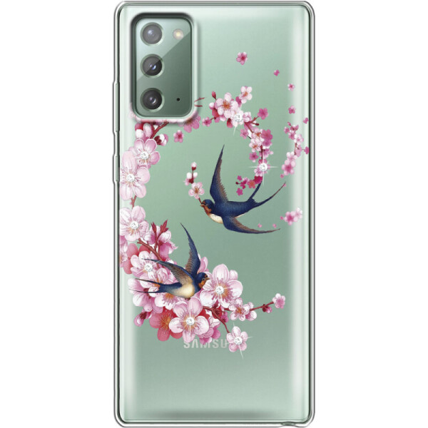 

Силиконовый чехол BoxFace Samsung N980 Galaxy Note 20 Swallows and Bloom (40568-rs4)