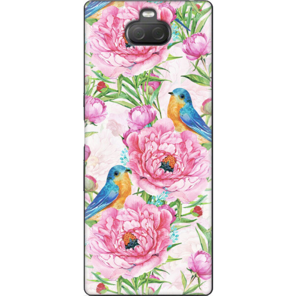 

Силиконовый чехол BoxFace Sony Xperia 10 Plus I4213 Birds and flowers (36404-up2376)