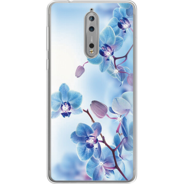 

Силиконовый чехол BoxFace Nokia 8 Orchids (32213-rs16)