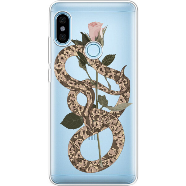 

Силиконовый чехол BoxFace Xiaomi Redmi Note 5 / Note 5 Pro Glamor Snake (32971-cc67)