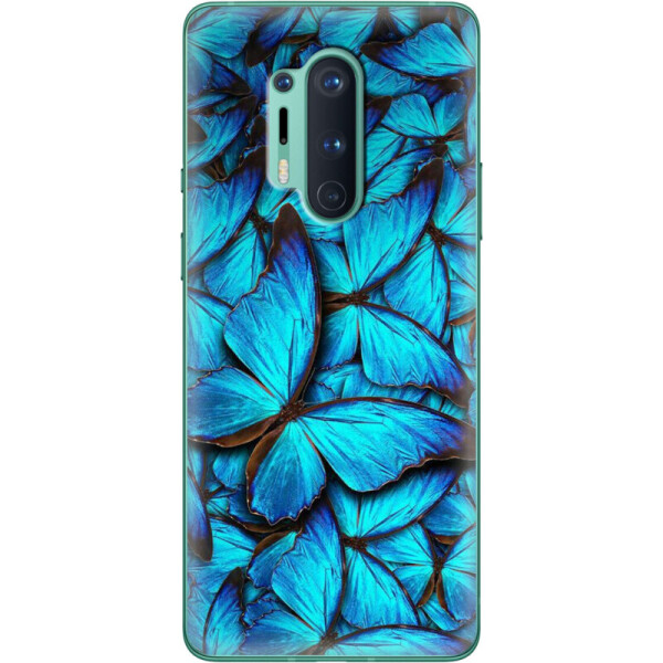 

Силиконовый чехол BoxFace OnePlus 8 Pro лазурные бабочки (39994-up1550)