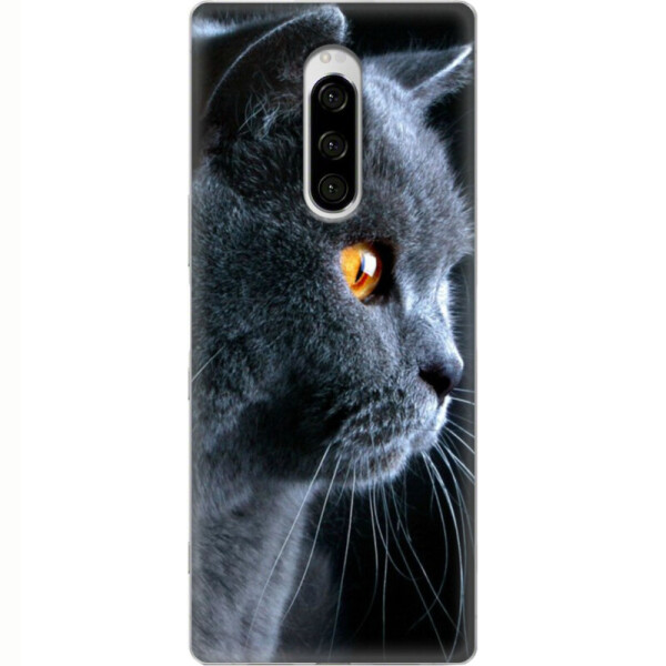 

Силиконовый чехол BoxFace Sony Xperia 1 English cat (36656-up1346)