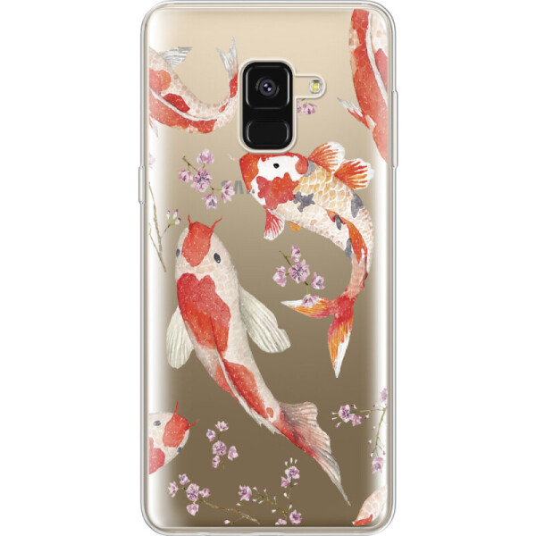 

Силиконовый чехол BoxFace Samsung A530 Galaxy A8 (2018) Japanese Koi Fish (32657-cc3)