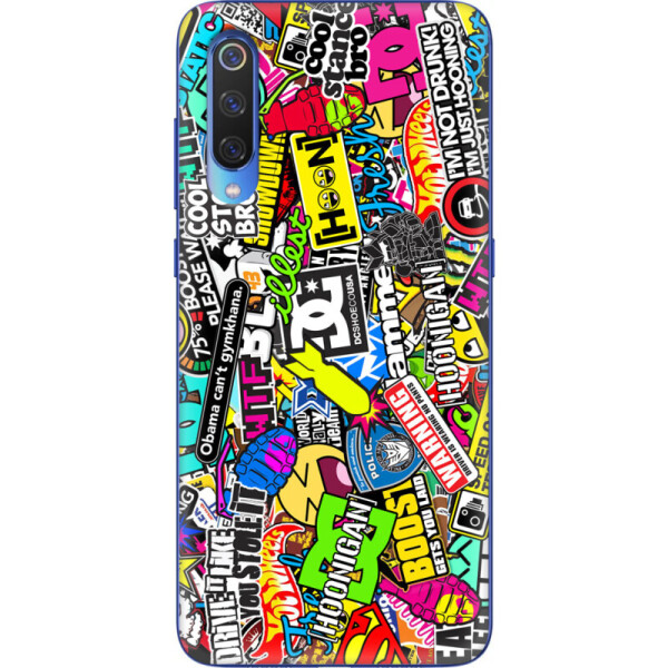 

Силиконовый чехол BoxFace Xiaomi Mi 9 SE Multicolored Inscriptions (36447-up880)