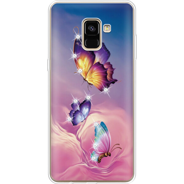 

Силиконовый чехол BoxFace Samsung A730 Galaxy A8 Plus (2018) Butterflies (32658-rs19)