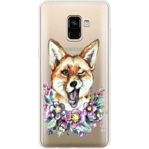 

Силиконовый чехол BoxFace Samsung A730 Galaxy A8 Plus (2018) Winking Fox (32658-cc13)