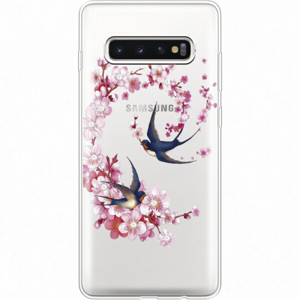 

Силиконовый чехол BoxFace Samsung G975 Galaxy S10 Plus Swallows and Bloom (35854-rs4)