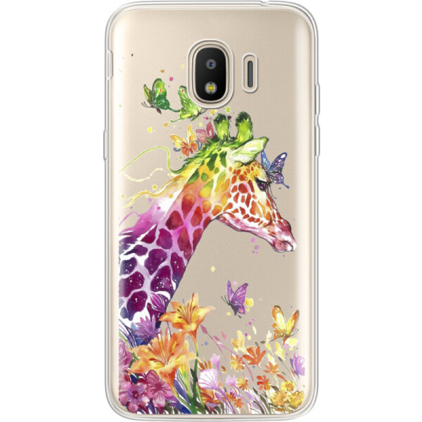 

Силиконовый чехол BoxFace Samsung J250 Galaxy J2 (2018) Colorful Giraffe (32874-cc14)